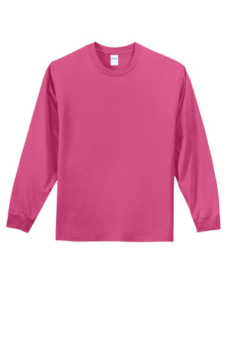 Port & Company Long Sleeve Essential Tee (Sangria)