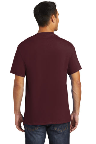 Port & Company Tall Essential Pocket Tee (Athletic Maroon)