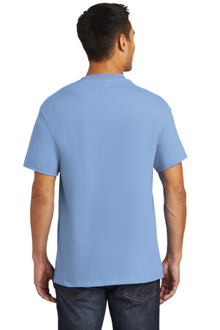 Port & Company Tall Essential Pocket Tee (Light Blue)