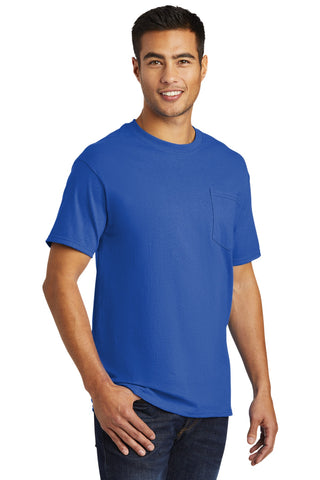 Port & Company Tall Essential Pocket Tee (Royal)