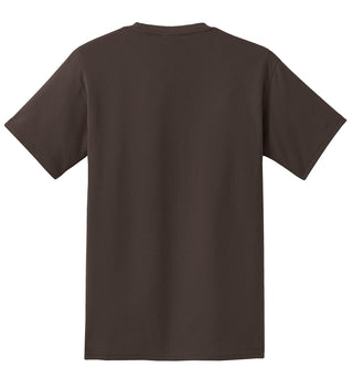 Port & Company Essential Pocket Tee (Brown)