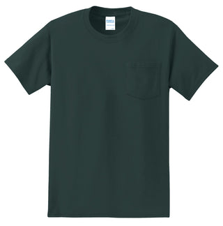 Port & Company Essential Pocket Tee (Dark Green)