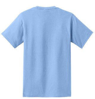 Port & Company Essential Pocket Tee (Light Blue)