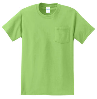 Port & Company Essential Pocket Tee (Lime)