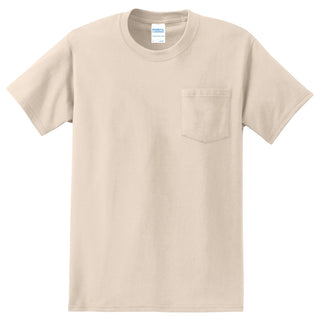 Port & Company Essential Pocket Tee (Natural)