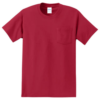 Port & Company Essential Pocket Tee (Red)