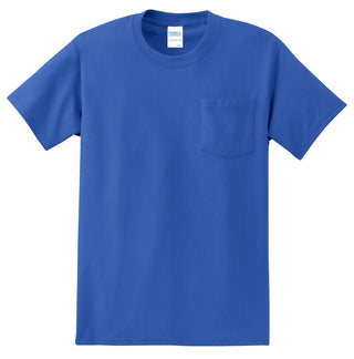 Port & Company Essential Pocket Tee (Royal)