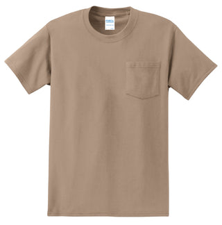 Port & Company Essential Pocket Tee (Sand)