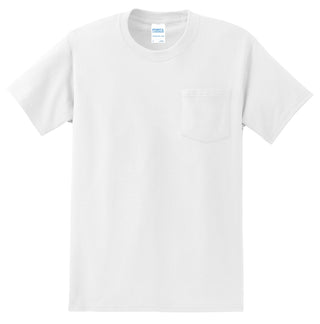 Port & Company Essential Pocket Tee (White)