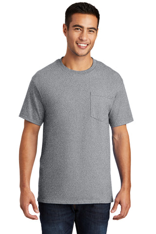 Port & Company Essential Pocket Tee (Athletic Heather*)