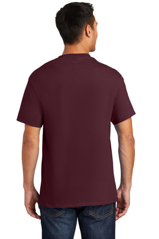 Port & Company Essential Pocket Tee (Athletic Maroon)