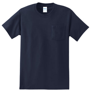 Port & Company Essential Pocket Tee (Deep Navy)