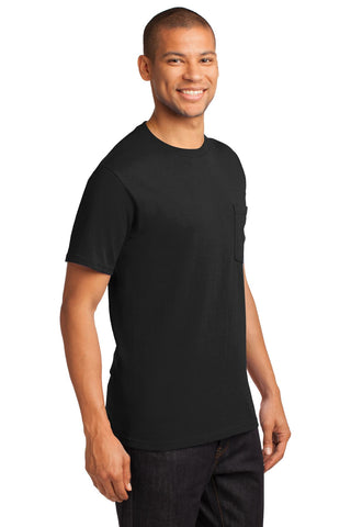 Port & Company Essential Pocket Tee (Jet Black)