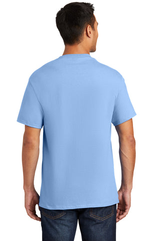 Port & Company Essential Pocket Tee (Light Blue)