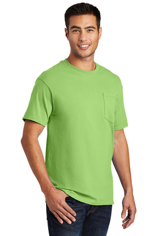 Port & Company Essential Pocket Tee (Lime)