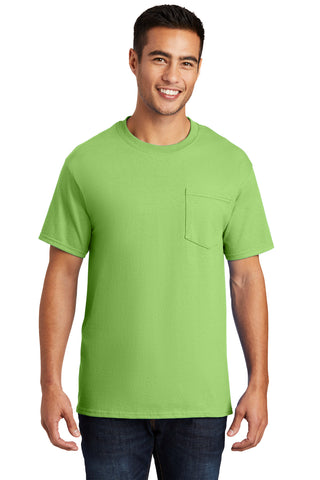 Port & Company Essential Pocket Tee (Lime)