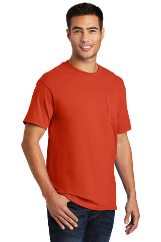 Port & Company Essential Pocket Tee (Orange)