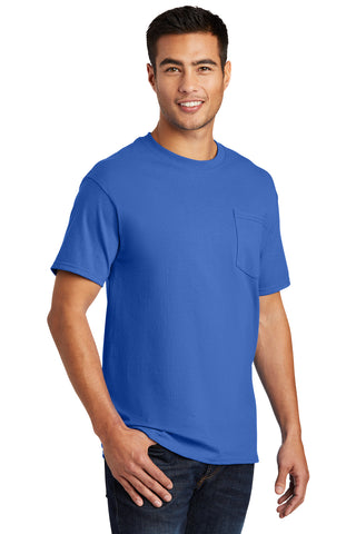 Port & Company Essential Pocket Tee (Royal)