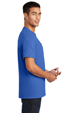 Port & Company Essential Pocket Tee (Royal)