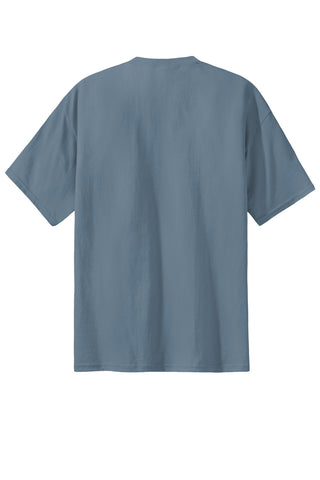 Port & Company Tall Essential Tee (Stonewashed Blue)