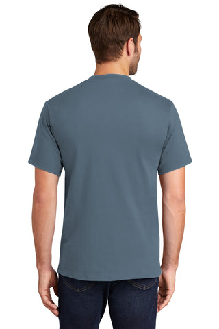 Port & Company Tall Essential Tee (Stonewashed Blue)