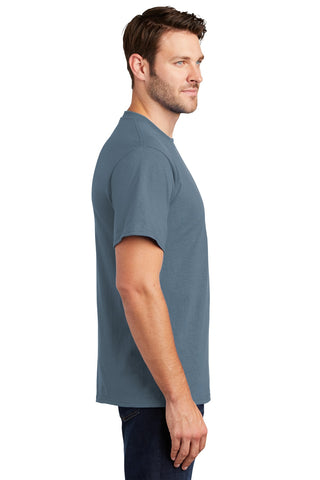 Port & Company Tall Essential Tee (Stonewashed Blue)