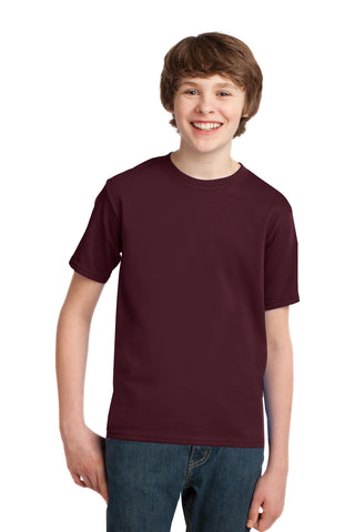 Port & Company Youth Essential Tee (Athletic Maroon)