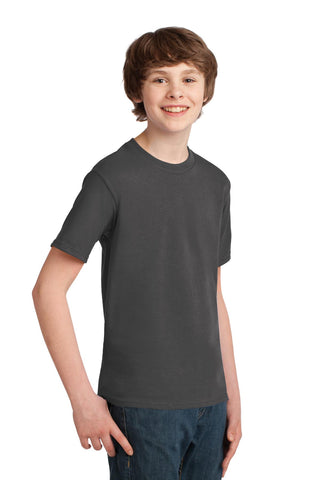 Port & Company Youth Essential Tee (Charcoal)