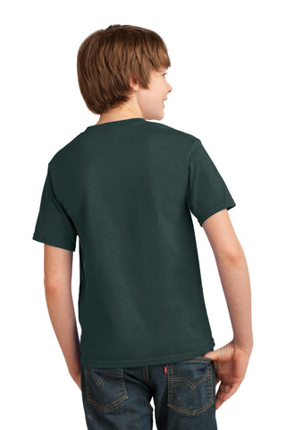 Port & Company Youth Essential Tee (Dark Green)