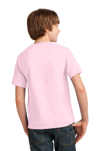 Port & Company Youth Essential Tee (Pale Pink)