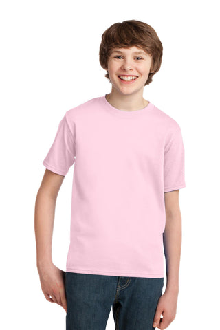 Port & Company Youth Essential Tee (Pale Pink)