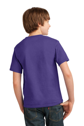 Port & Company Youth Essential Tee (Purple)