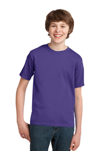 Port & Company Youth Essential Tee (Purple)