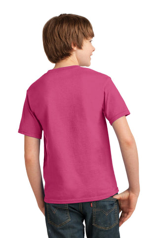 Port & Company Youth Essential Tee (Sangria)