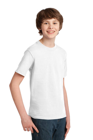 Port & Company Youth Essential Tee (White)