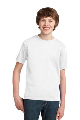 Port & Company Youth Essential Tee (White)