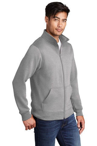 Port & Company Core Fleece Cadet Full-Zip Sweatshirt (Athletic Heather)
