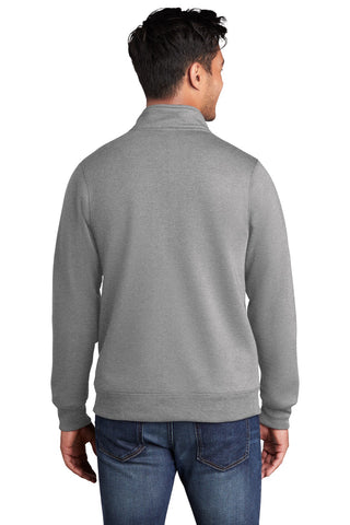 Port & Company Core Fleece Cadet Full-Zip Sweatshirt (Athletic Heather)