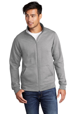 Port & Company Core Fleece Cadet Full-Zip Sweatshirt (Athletic Heather)