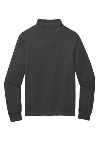 Port & Company Core Fleece Cadet Full-Zip Sweatshirt (Dark Heather Grey)