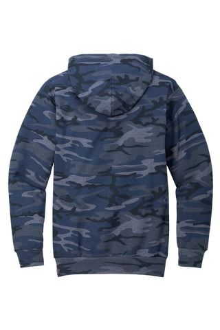 Port & Company Core Fleece Camo Pullover Hooded Sweatshirt (Heather Navy Camo)