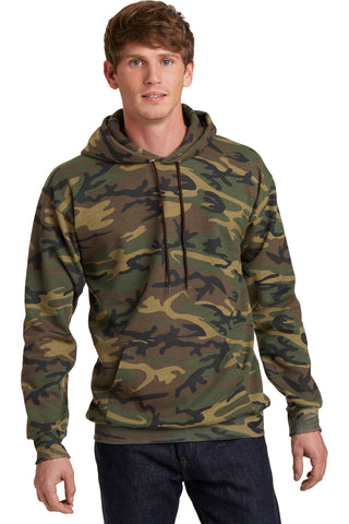 Port & Company Core Fleece Camo Pullover Hooded Sweatshirt (Military Camo)