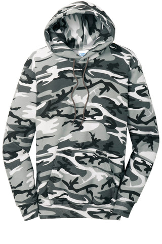 Port & Company Core Fleece Camo Pullover Hooded Sweatshirt (Winter Camo)