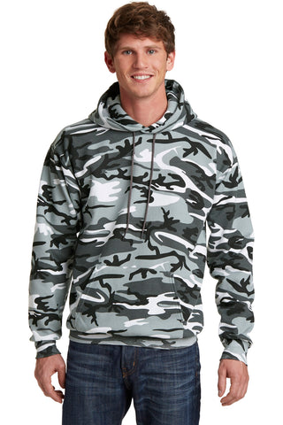 Port & Company Core Fleece Camo Pullover Hooded Sweatshirt (Winter Camo)