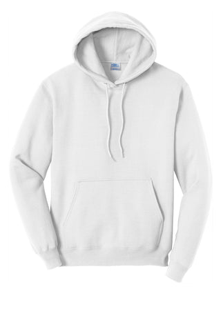 Port & Company Tall Core Fleece Pullover Hooded Sweatshirt (White)