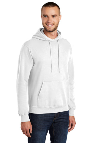 Port & Company Tall Core Fleece Pullover Hooded Sweatshirt (White)