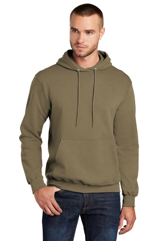 Port & Company Core Fleece Pullover Hooded Sweatshirt (Coyote Brown)