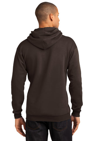 Port & Company Core Fleece Pullover Hooded Sweatshirt (Dark Chocolate Brown)