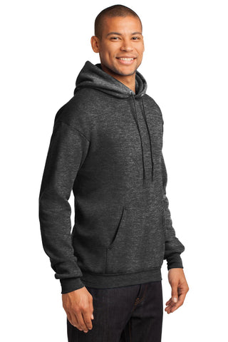 Port & Company Core Fleece Pullover Hooded Sweatshirt (Dark Heather Grey)