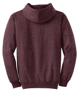 Port & Company Core Fleece Pullover Hooded Sweatshirt (Heather Athletic Maroon)